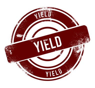 Teslim - kırmızı yuvarlak grunge düğmesi, damga