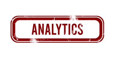 Analizler - kırmızı grunge tuşu, pul