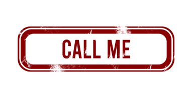 Ara beni - kırmızı grunge düğmesi, damga