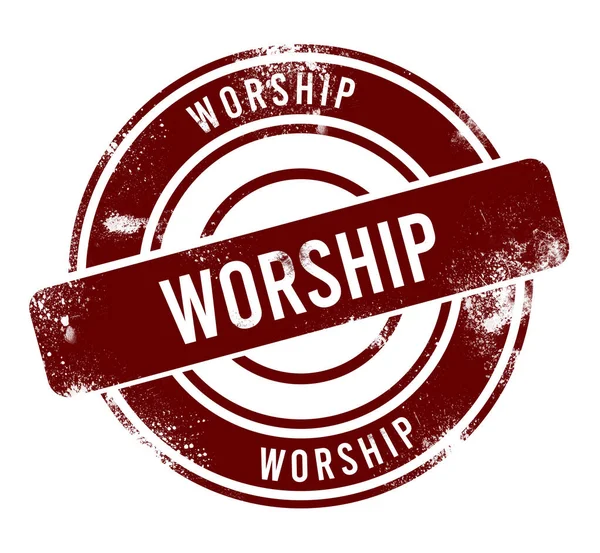 Tapma - kırmızı yuvarlak grunge düğmesi, damga