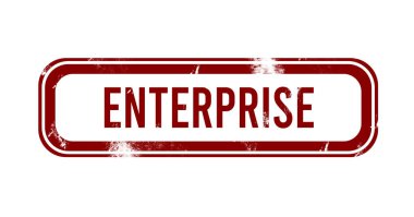 Atılgan - kırmızı grunge düğmesi, damga