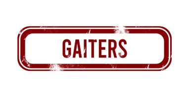 gaiters - kırmızı grunge düğmesi, pul