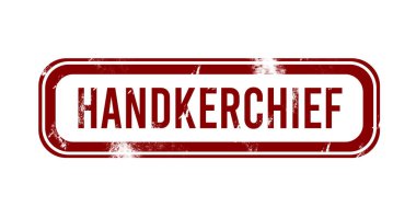 mendil - kırmızı grunge düğmesi, damga