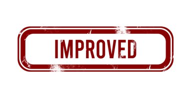 Geliştirilmiş - kırmızı grunge düğmesi, pul