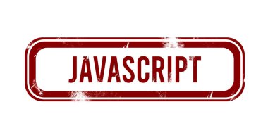 Javascript - kırmızı grunge düğmesi, mühür