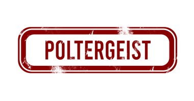 Hortlak - kırmızı grunge tuşu, damga