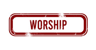 Tapma - kırmızı grunge düğmesi, damga