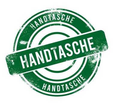 el görevi - yeşil yuvarlak grunge tuşu, damga