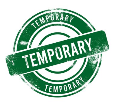 Geçici - yeşil yuvarlak grunge düğmesi, damga