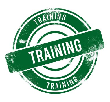 Eğitim - yeşil yuvarlak grunge düğmesi, damga