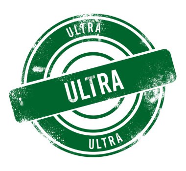 ultra - yeşil yuvarlak grunge düğmesi, damga