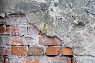 Brickwall çimento arka plan ile