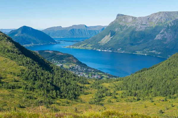 Veduta di Orsta, Norvegia — Foto Stock