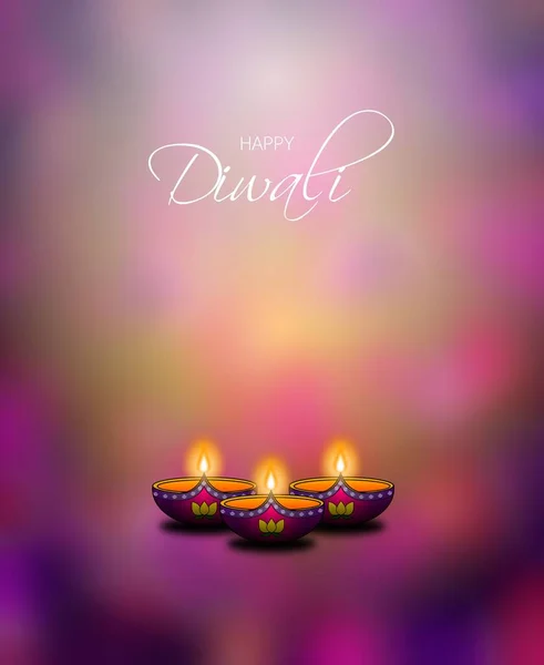 Ευτυχισμένος Εορτασμός Diwali Της Ινδίας Εικονογράφηση Έννοια Σχεδιασμό Φόντο — Φωτογραφία Αρχείου