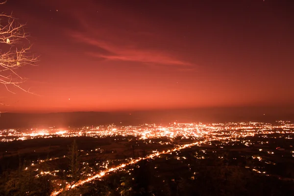 Skyline на сільській місцевості — стокове фото