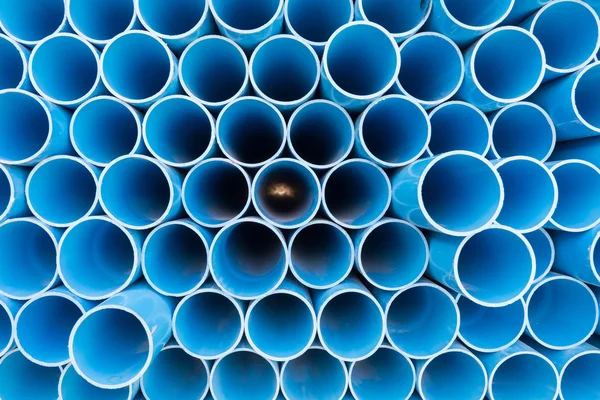 Tubos de PVC para água potável . — Fotografia de Stock