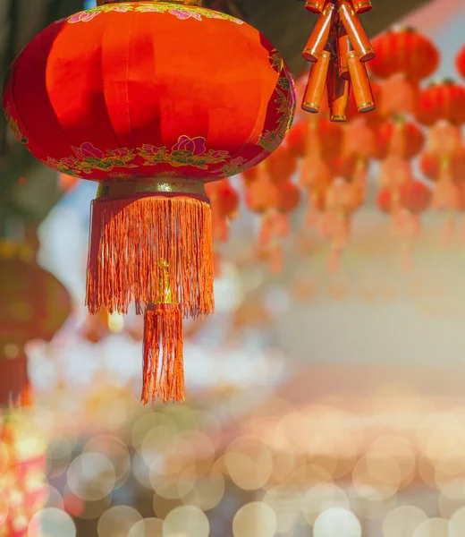 Chinesische Neujahrslaternen Stadtgebiet Von China — Stockfoto