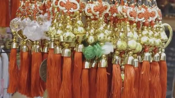 Décorations Noeud Chinois Pour Nouvel Chinois Dans Célébration Chance Santé — Video