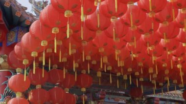Çin Mahallesi 'nde geleneksel Çin yılbaşı fenerleri.