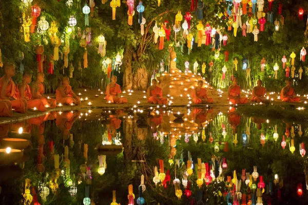 Yee-Peng festival Chiangmai Thailand. — Stockfoto