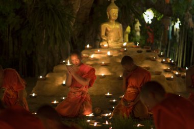 Yee-Peng Festivali Chiangmai Tayland.