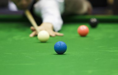 Ball and Snooker Player clipart