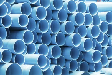 İçme suyu için PVC borular.