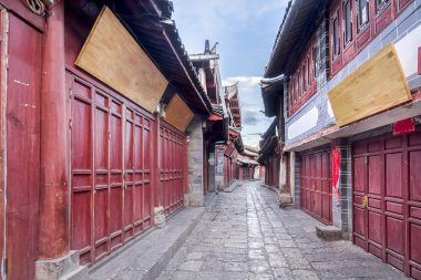 Lijiang kent sabah, Yunnan, Çin