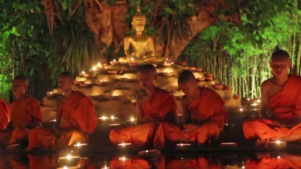 : Visakha bucha dag — Stockvideo