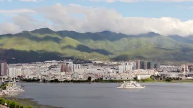 Erhai Gölü, Yunnan Çin Dali city (Xiaguan).