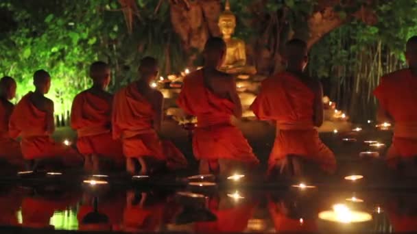 : Visakha bucha dag — Stockvideo