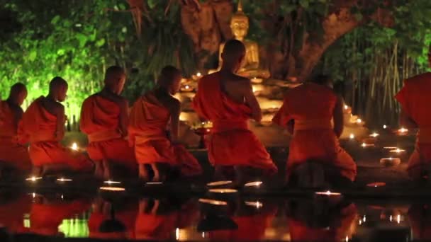 : Visakha bucha dag — Stockvideo