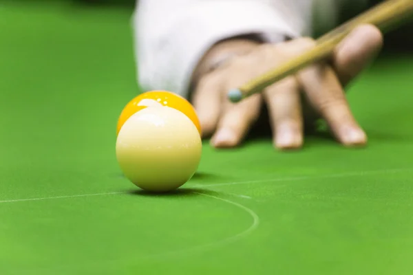 Beyaz topu snooker — Stok fotoğraf