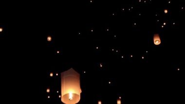 chiangmai, Tayland, Asya fenerler yüzer
