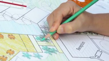 Peyzaj mimarı tasarım otel resort planı