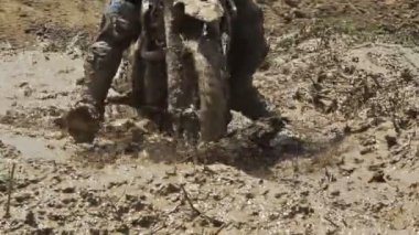 Enduro motor çapraz çamurlu güdük parça