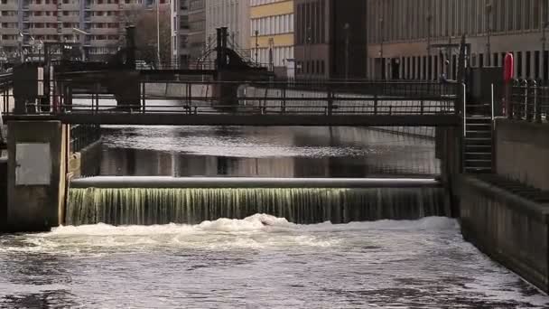 Rivier de Spree — Stockvideo