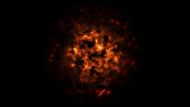 Boucle de fond plasma rouge 