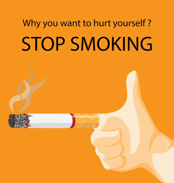 Rauchen aufhören — Stockvektor