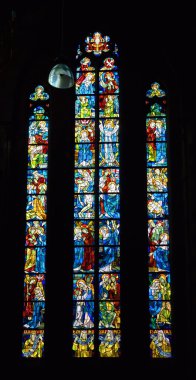 1897 yılında inşa edilmiş Ostend, Belçika'da Neogothic bucak Saint Joseph's Kilisesi