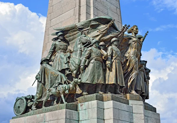 Infantry memorial in Brussels, Belgium — Stock Photo, Image