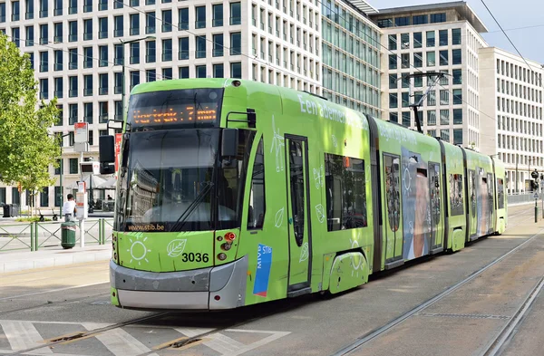 Tram Bruxelles — Foto Stock