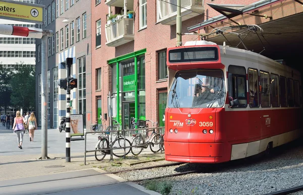 Spårvagn i Haag, Nederländerna — Stockfoto