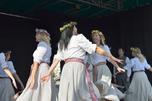 Brussels Latvian Dancers — Stock Photo, Image