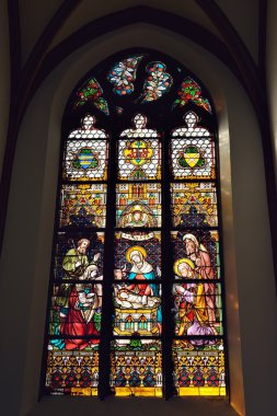 Vitray pencere Saint Elisabeth kilisede