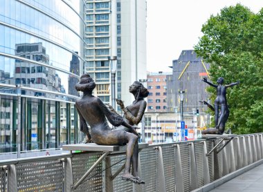 Merkezi Brüksel'deki Avrupa Mahallesi