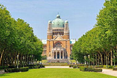 Koekelberg basilica in Brussels clipart