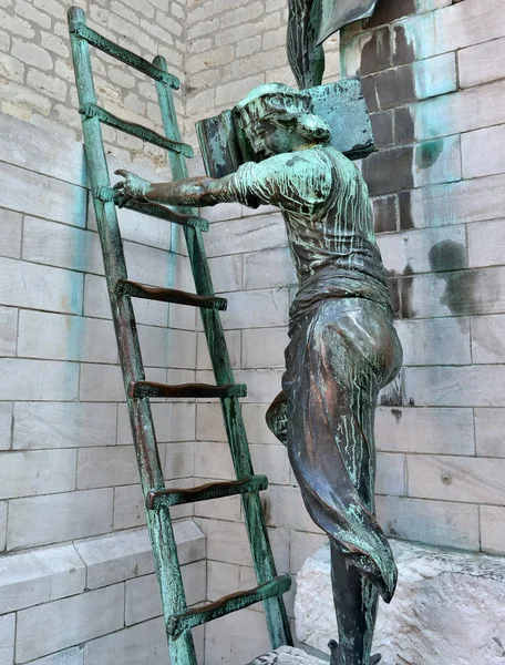 Memorial of Pieter Appelmans in Antwerp, Belgium — Stock Photo, Image