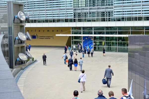 Europeiska kommissionens högkvarter i Bryssel — Stockfoto