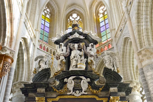 Altar en la iglesia de San Nicolás en Gante, Bélgica —  Fotos de Stock